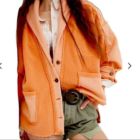 Free People Jackets & Blazers - Free People Jordan Jacket Orange